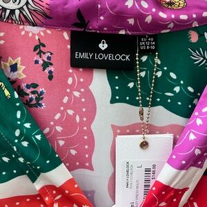 Emily Lovelock Multicolor Women's midi dress